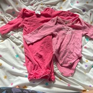 2 pack bundle sleep sack and long sleeve onesie